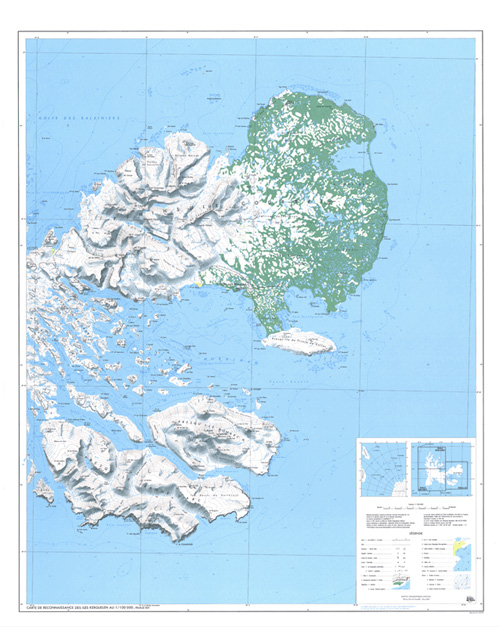 ILES KERGUELEN EST (À PLAT)