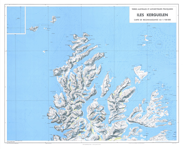 ILES KERGUELEN NO (À PLAT)