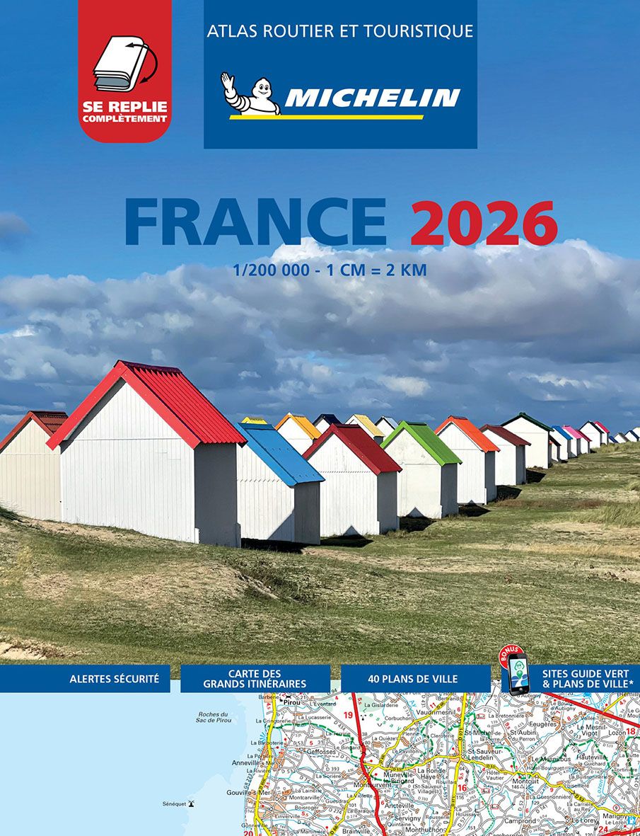 France 2025 - Atlas routier et touristique