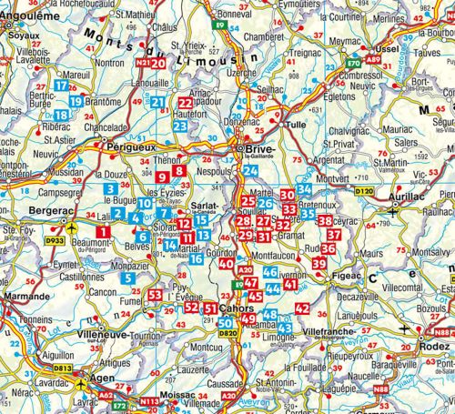 DORDOGNE (ALL) ROTHER GUIDE TOURISME