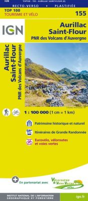 155 AURILLAC SAINT-FLOUR PNR des volcans d'Auvergne recto