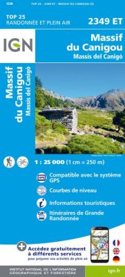 2018 Banyuls-sur-Mer / Cote Vermeille / Col du Perthus Top 25 & série bleue - Carte de randonnée : 2549/OT 